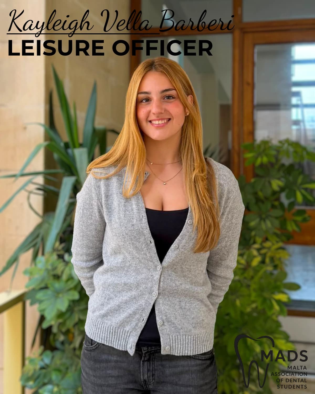 Kayleigh Vella Barberi — Leisure Officer